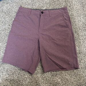 O'Neill Men's Purple Flat Front Shorts